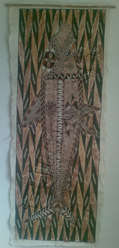 Traditional Fijian Art Painting by Nelson Salesi